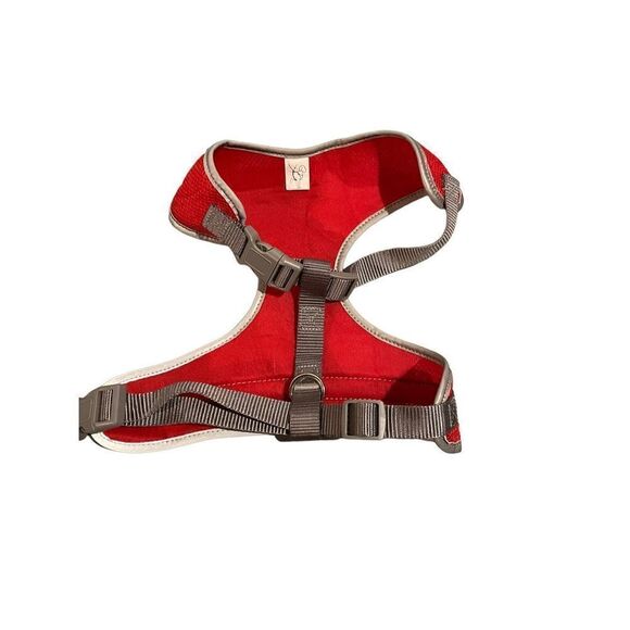 Red Adjustable Dog Harness - Picture 3 of 7